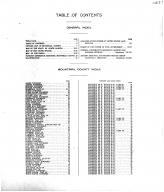 Table of Contents, Mountrail County 1917